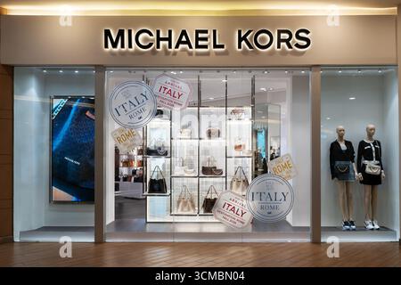Sepang, Selangor, Malaysia - Sept 06, 2025: Michael Kors at Mitsui Outlet Park KLIA Sepang. Michael Kors is a global American luxury brand. Stock Photo