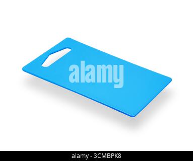 Plastic kitchen board isolated on white background Stock Photo
