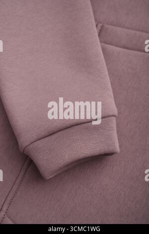 Brown textile texture. Dense premium fabric. Cotton. Perfect for design projects, fashion illustrations, advertising layouts or as a universal backgro Stock Photo
