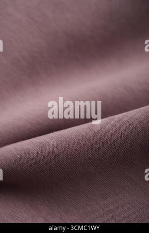Brown textile texture. Dense premium fabric. Cotton. Perfect for design projects, fashion illustrations, advertising layouts or as a universal backgro Stock Photo