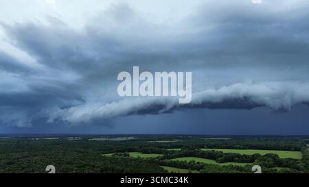 Alabama Shelf Cloud Stock Photo