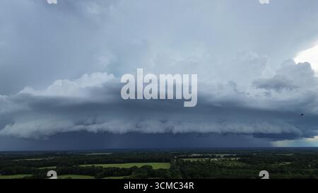 Alabama Shelf Cloud Stock Photo