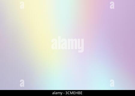 Gentle iridescent pastel gradient with smooth color blending, creating a dreamy and modern abstract backdrop for design projects. Copy space Stock Photo