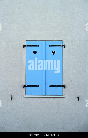 Closed window shutters Stock Photo