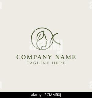 Letter CK Skincare Cosmetics Logo Design | Minimal Combination Mark Vector Illustration Stock Vector