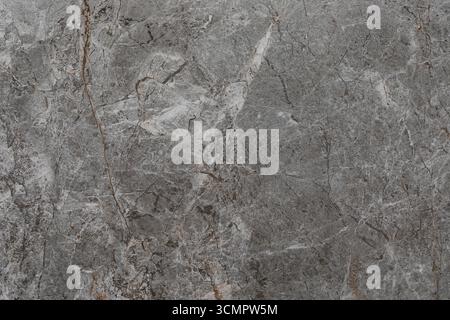 Natural gray marble texture with unique veining and patterns from a quarry setting Stock Photo