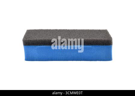 Sponge coating detailing application isolated on white background. Car care equipment Stock Photo