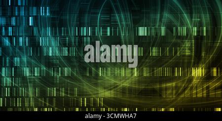 Medical Genetics or Genetic DNA Abstract Image Stock Photo