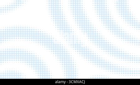Soft light blue halftone overlay. Texture with a celestial dot pattern. Horizontal template for creating backgrounds, textures, visual noise, and vect Stock Vector