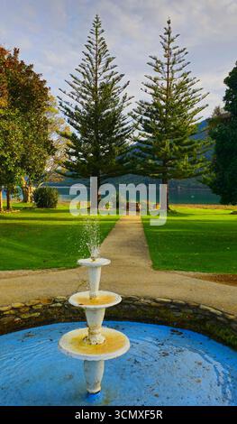 Furneaux Lodge, Marlborough Sound, South Island, New Zealand Stock Photo