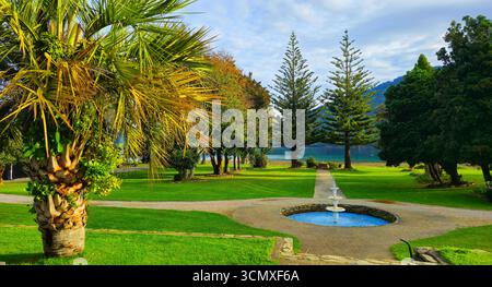 Furneaux Lodge, Marlborough Sound, South Island, New Zealand Stock Photo
