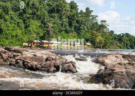 Para falls on Caura river,state of Bolivar,Bolivarian Republic of ...