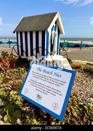 The Beach Hut on the seafront at Filey, North Yorkshire, England, U.K. Stock Photo