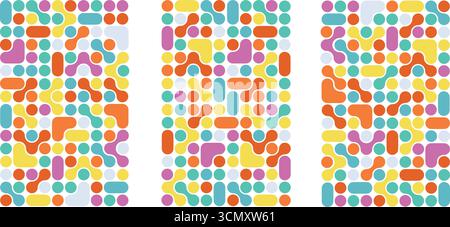 Abstract Metaball Dot Pattern Background Geometric Molecular Vector Design Stock Vector