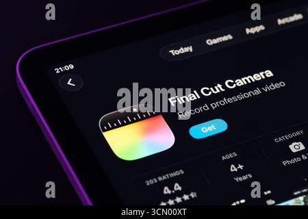 Final Cut Camera app Stock Photo