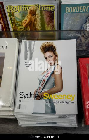Iconic Magazines is a newsstand on Mulberry Street in Little Italy that ...