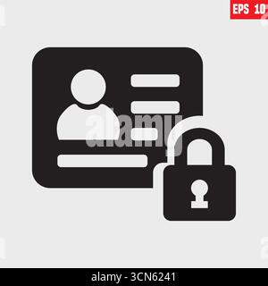 database security, phishing, hacker attack concept. hackers stealing personal data. flat design illustration vector Stock Vector