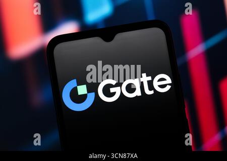 Canada. 19th Sep, 2025. In this photo illustration, the Gate logo is seen displayed on a smartphone screen. (Credit Image: © Thomas Fuller/SOPA Images via ZUMA Press Wire) EDITORIAL USAGE ONLY! Not for Commercial USAGE! Stock Photo