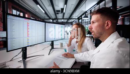 Medical Billing And Coding For Hospital Clinicians: A Man Working. Stock Photo