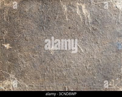 messy gray surface of retro cardboard card close up Stock Photo