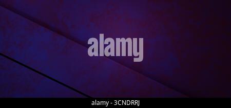 An abstract background of diagonal geometric planes with a sophisticated mottled texture. The moody lighting enhances the deep indigo and purple hues, Stock Photo