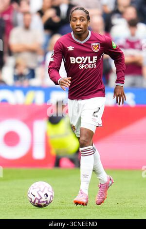 Kyle Walker Peters of West Ham United looks on during the Emirates FA