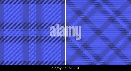 Check background plaid of tartan vector pattern with a seamless fabric texture textile. Set in stylish colours for menswear fashion trends. Stock Vector