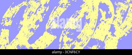 Grunge spiral brush strokes with grainy texture. Hand drawn distressed banner with rough edges. Vector bg Stock Vector