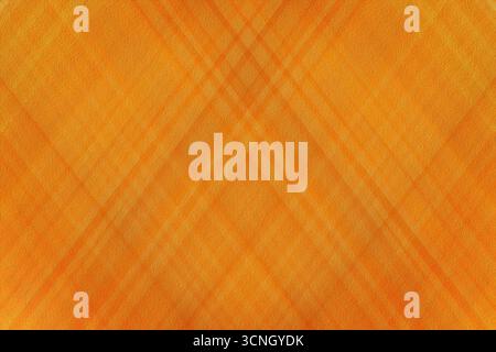 Orange and yellow abstract background. Geometric shape pattern. Line stripe diagonal ray mesh angle. Bright. Grain grainy. Design Stock Photo