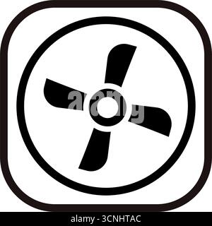 computer fan vector icon Stock Vector