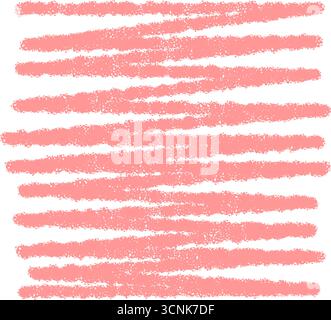 Sketchy Pink Crayon Rectangle Frame Stock Vector