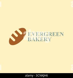 Artisan Bakery Logo Design for Brand Identity and Packaging Stock Vector
