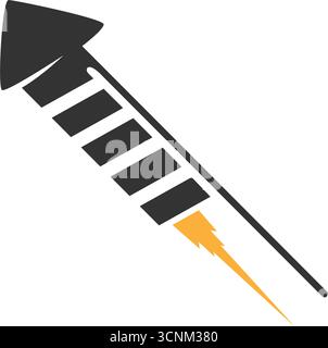 Fireworks icon design template illustration Stock Vector