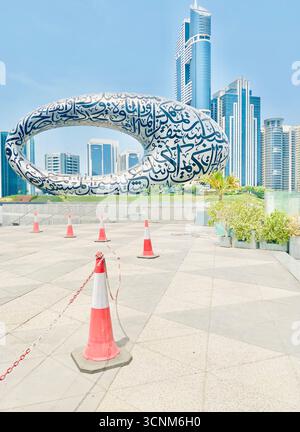 The Museum of the Future, which has been built in Dubai since 2015, has ...