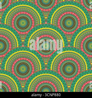 Folk geometric pattern design for Hispanic Heritage month, Cinco de Mayo, Mexican fiesta celebration. Stock Vector