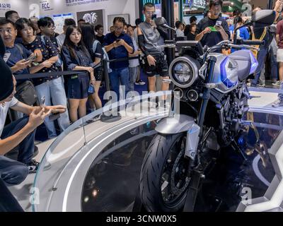 Sep. 20th, 2025, Crowds watching ZXMoto released new model ZX