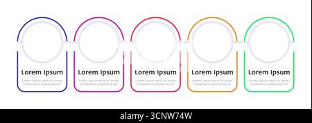 Blockchain infographic template Stock Vector