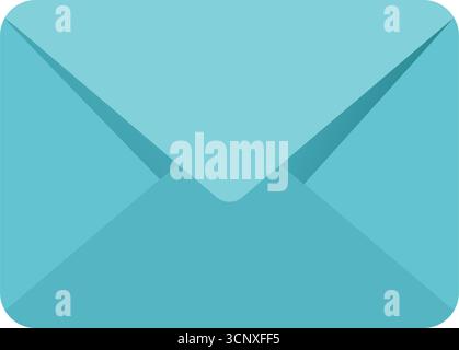Mail envelope simple  vector icon Stock Vector