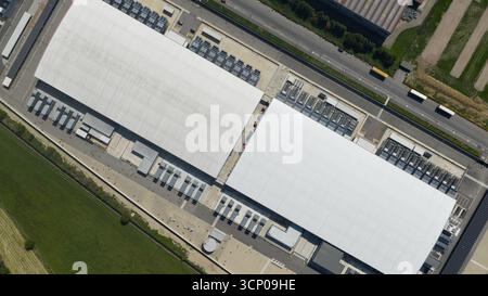 Data center, computing center, Big tech, IT and internet technology. Hyperscaler. Stock Photo