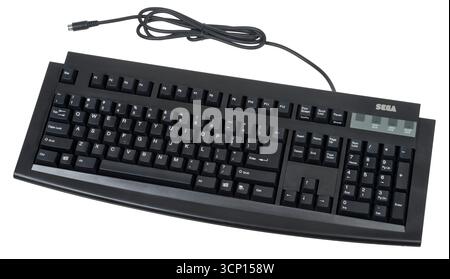 Sega keyboard for the Sega Saturn video game console, released for the company's Net Link internet service Stock Photo