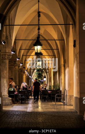 KRAKOW, POLAND 28 JUNE 2025: Krakow's Main Market Square on a summer evening. Stock Photo