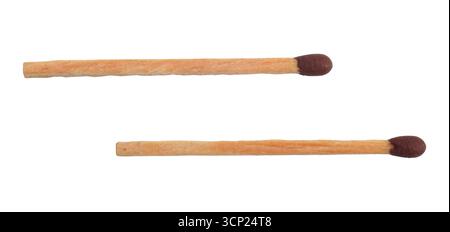 Wooden match isolated on white background Stock Photo