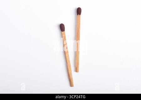 Wooden match isolated on white background Stock Photo