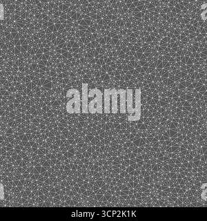 Background with triangles pattern. Tiny shape size. Multiple repeated inner triangles. Black and white style. Repeatable pattern. Classy vector tiles. Stock Vector