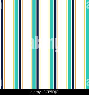 Stripe seamless vertical of background texture with a lines fabric textile pattern Stock Vector