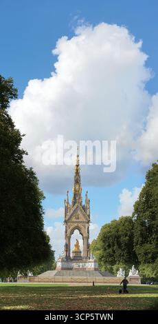 Prince Albert memorial, London, England. Stock Photo