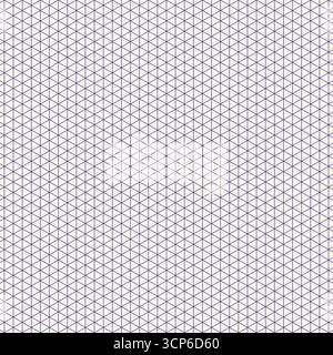 Grid paper. Isometric color grid on beige background. Abstract lined transparent illustration. Geometric pattern for school, copybooks, notebooks Stock Vector