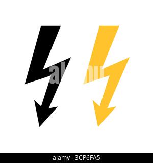 High Voltage Danger Sign. Vector Illustration. Stock Vector