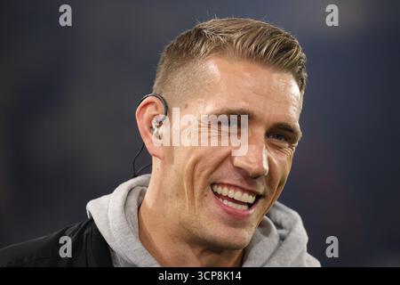 Record The Interview Vector DAZN-Experte Nils Petersen (Ex-Spieler Freiburg und TV-Fußball-Experte ...