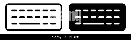 A minimalistic representation of black and white rectangular block elements featuring horizontal and vertical lines. Ideal for backgrounds and graphic Stock Vector